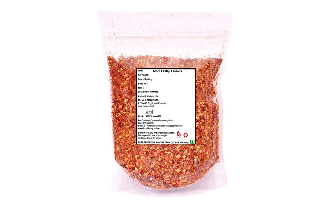 Food Library Red Chilli Flakes    Pack  200 grams